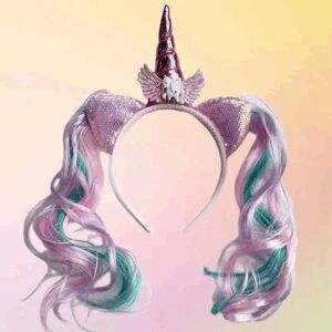 Brand New Glitter Sparkle Sequin Unicorn Headband